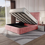 Milan Upholstered Ottoman Bed
