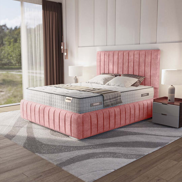 Milan Upholstered Ottoman Bed