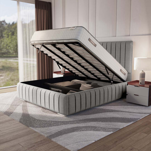 Milan Upholstered Ottoman Bed