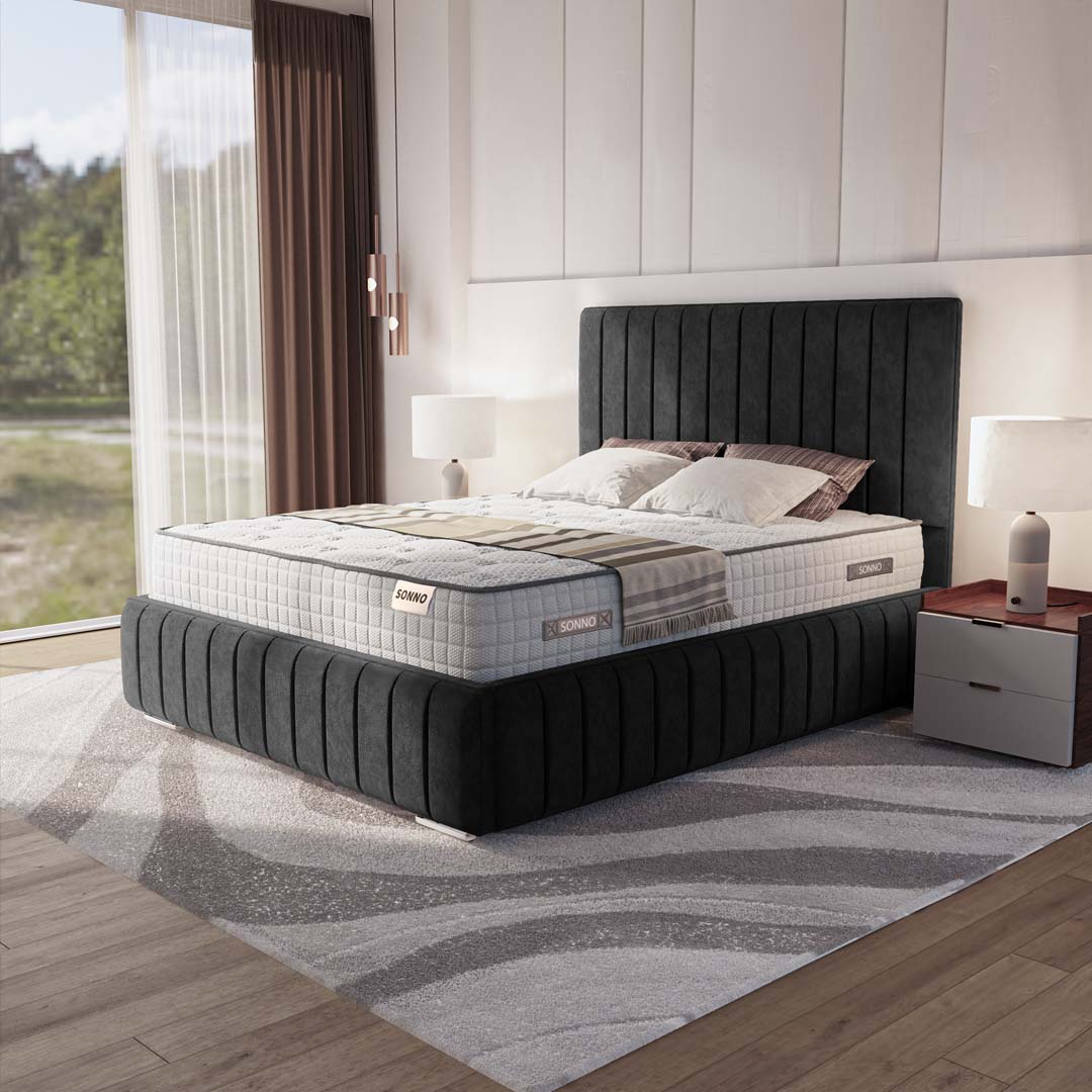 Milan Upholstered Ottoman Bed