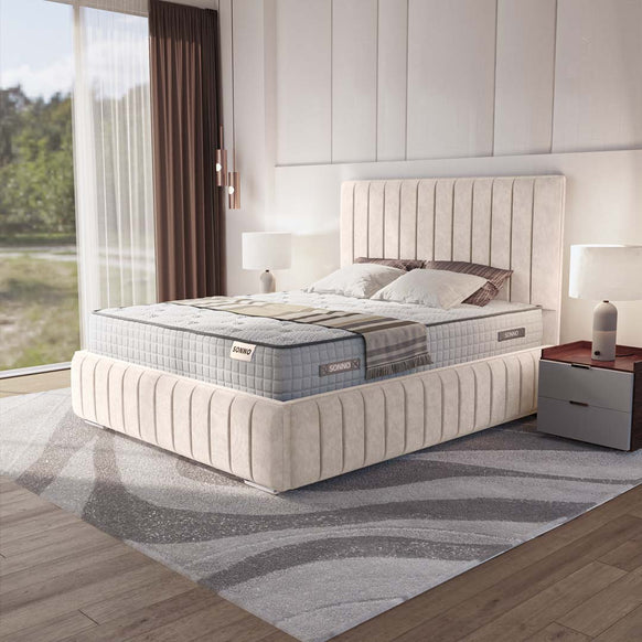 Milan Upholstered Ottoman Bed