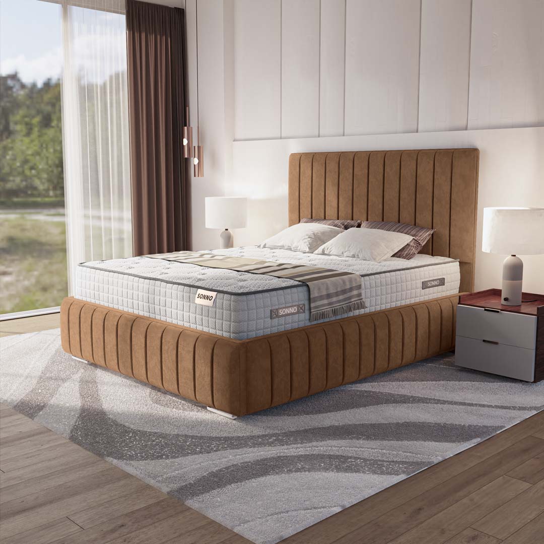 Milan Upholstered Ottoman Bed