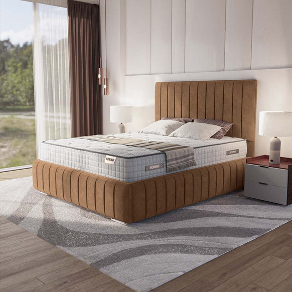 Milan Upholstered Ottoman Bed
