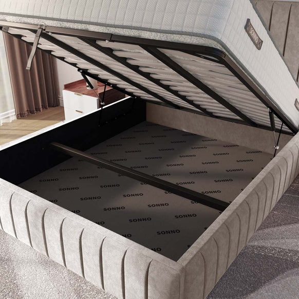 Milan Upholstered Ottoman Bed