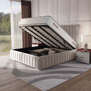 Milan Upholstered Ottoman Bed