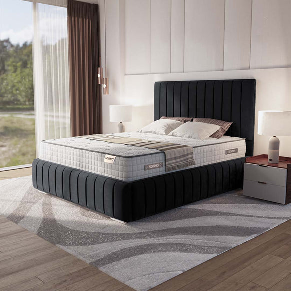 Milan Upholstered Ottoman Bed
