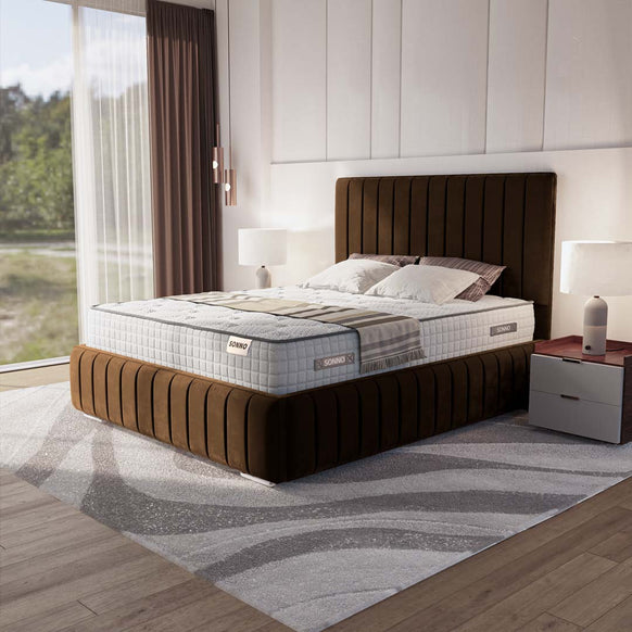 Milan Upholstered Ottoman Bed