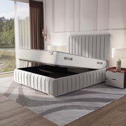 Milan Upholstered Ottoman Bed