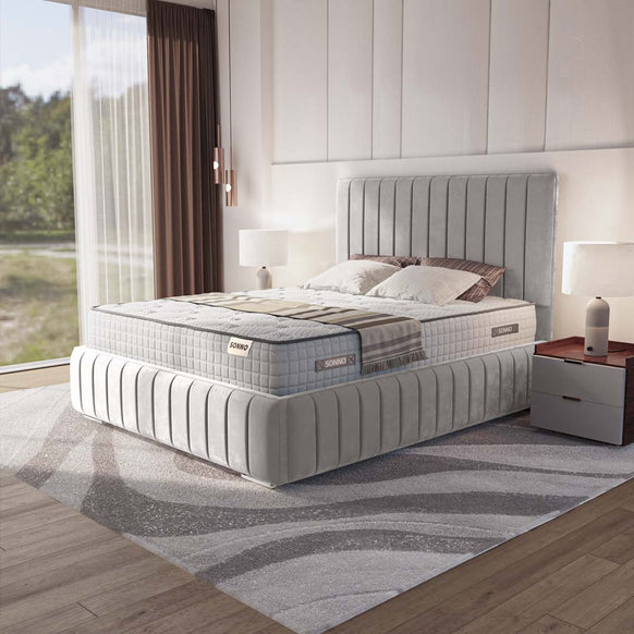 Milan Upholstered Ottoman Bed