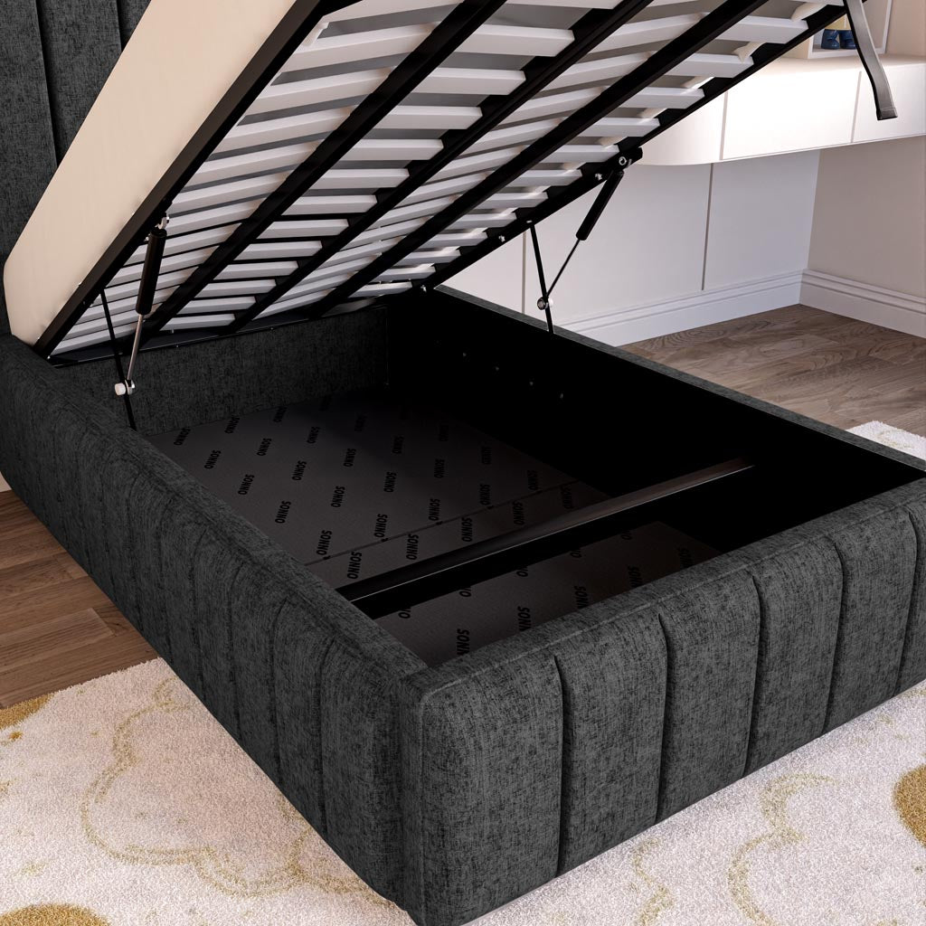 Milan Kids Upholstered Ottoman Bed