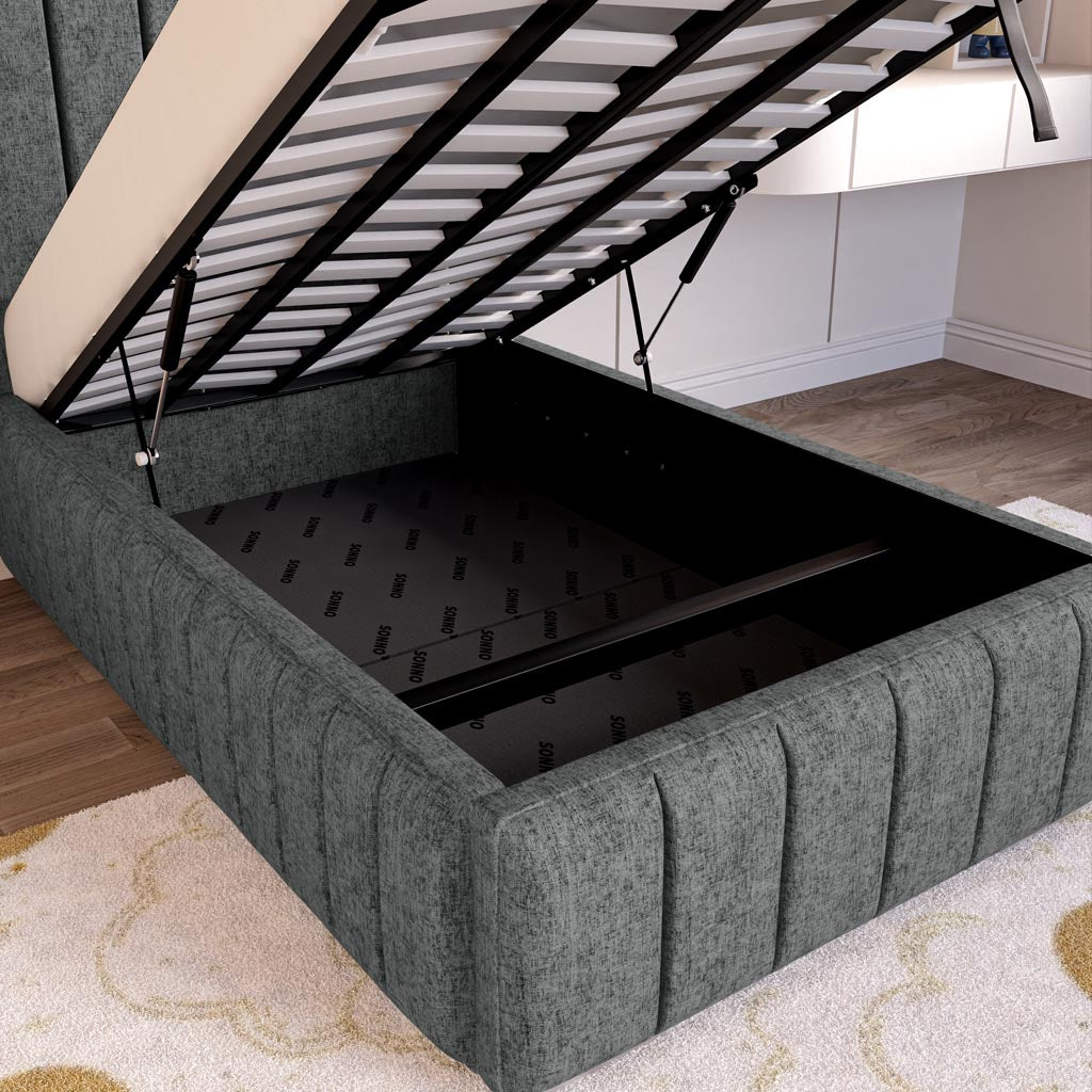 Milan Kids Upholstered Ottoman Bed