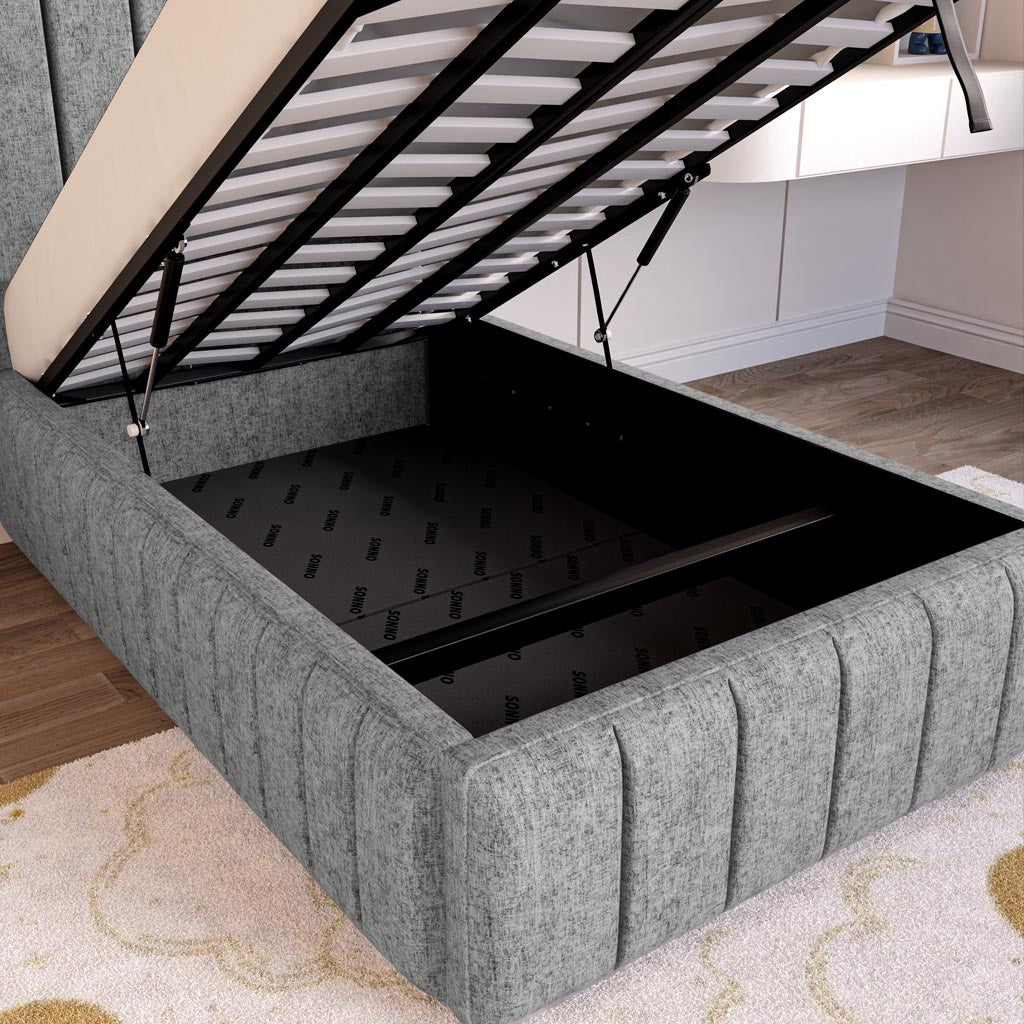 Milan Kids Upholstered Ottoman Bed