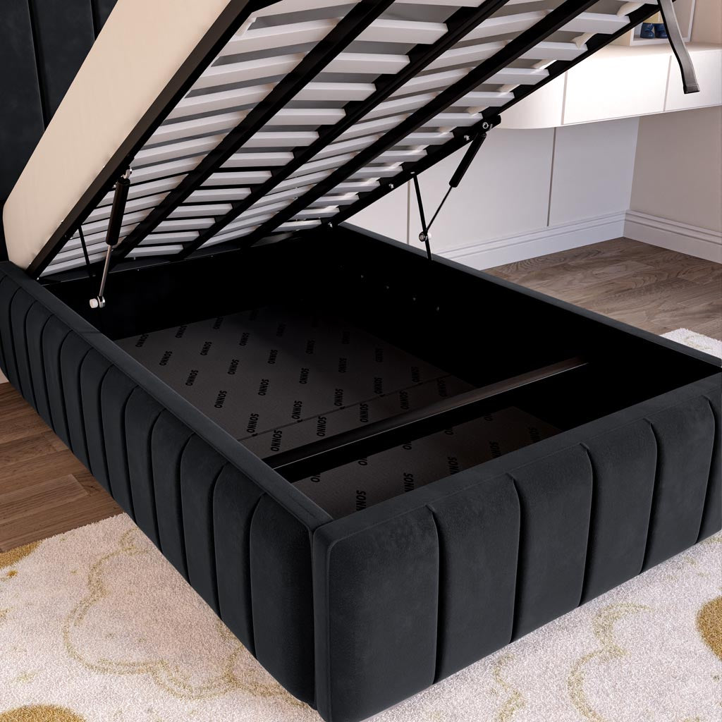Milan Kids Upholstered Ottoman Bed