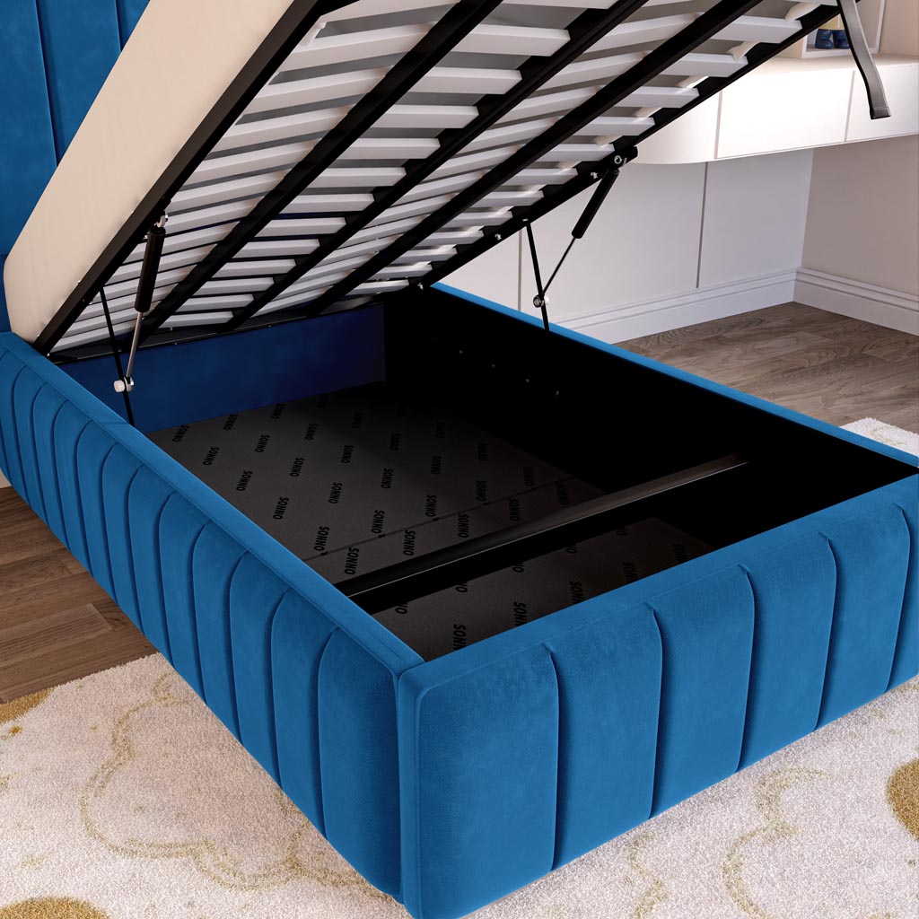 Milan Kids Upholstered Ottoman Bed