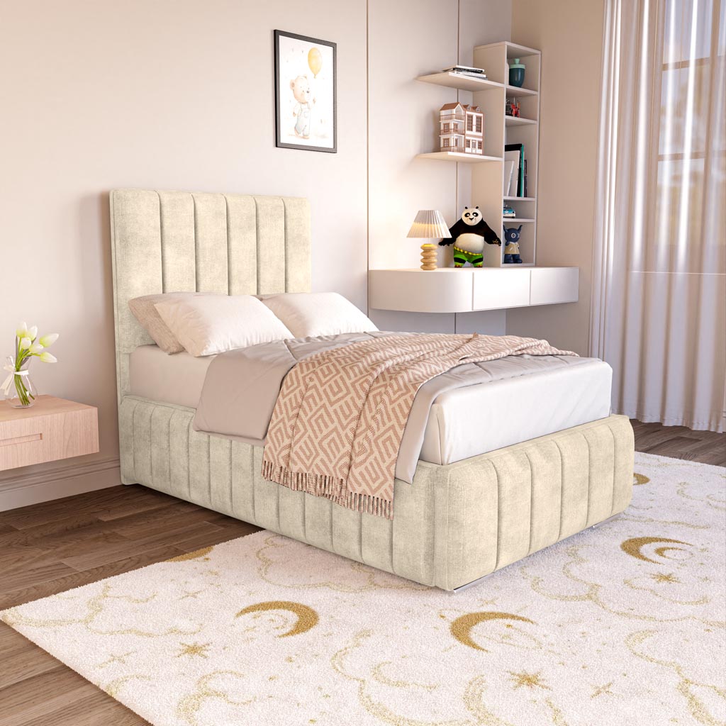 Milan Kids Upholstered Ottoman Bed