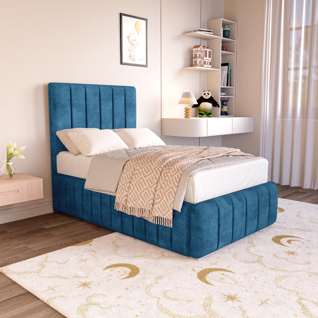 Milan Kids Upholstered Ottoman Bed