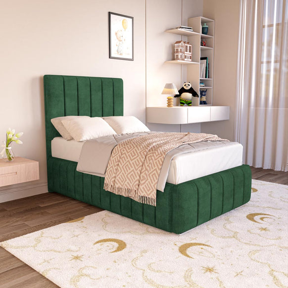 Milan Kids Upholstered Ottoman Bed