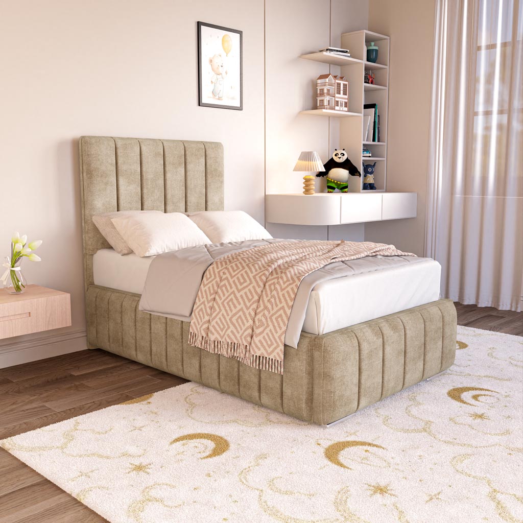 Milan Kids Upholstered Ottoman Bed