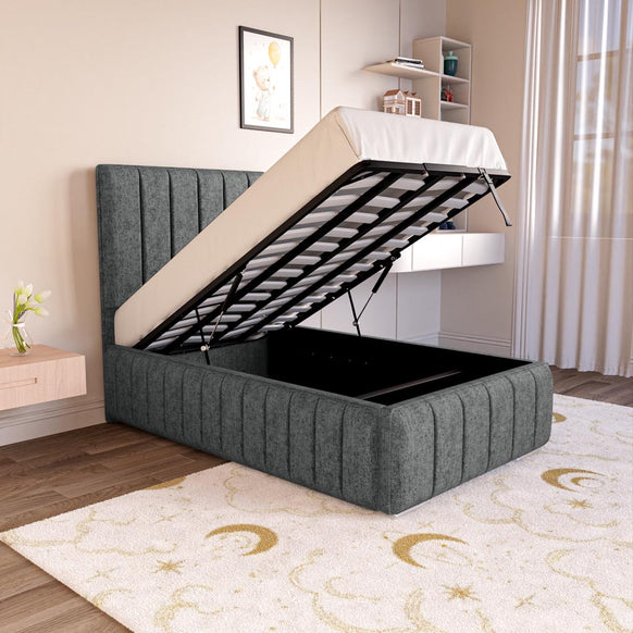 Milan Kids Upholstered Ottoman Bed