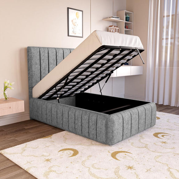Milan Kids Upholstered Ottoman Bed