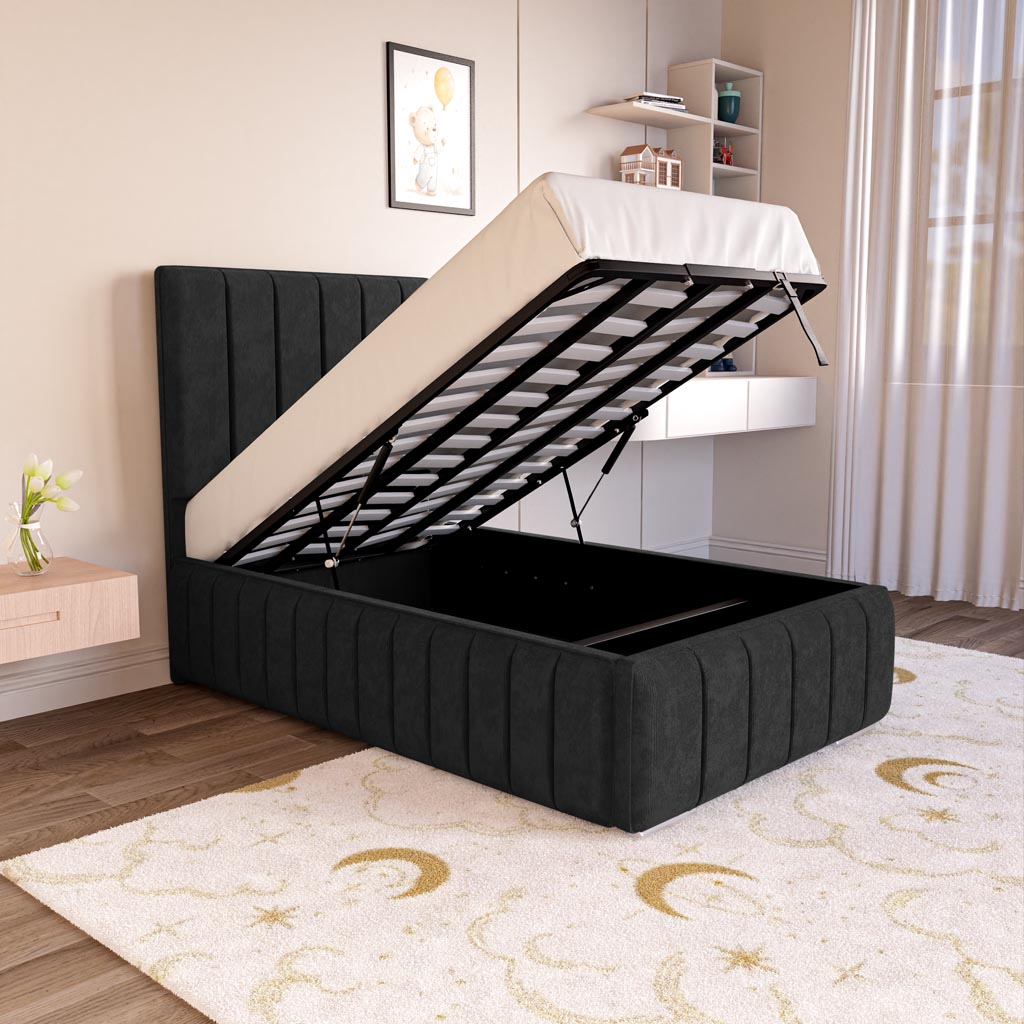 Milan Kids Upholstered Ottoman Bed
