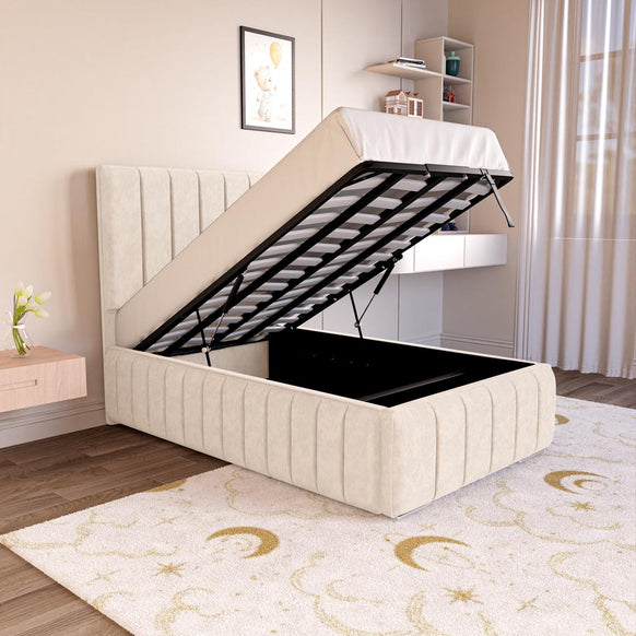 Milan Kids Upholstered Ottoman Bed