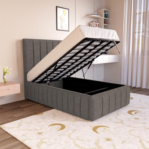 Milan Kids Upholstered Ottoman Bed
