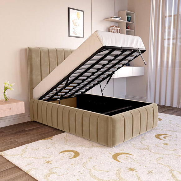 Milan Kids Upholstered Ottoman Bed