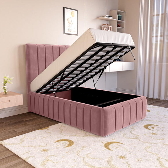 Milan Kids Upholstered Ottoman Bed