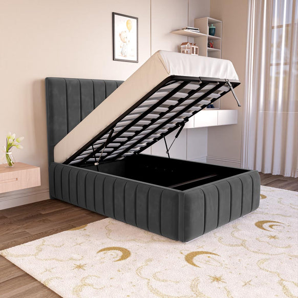 Milan Kids Upholstered Ottoman Bed