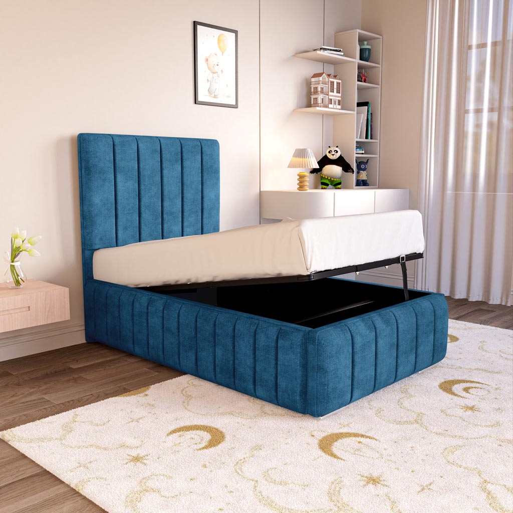Milan Kids Upholstered Ottoman Bed