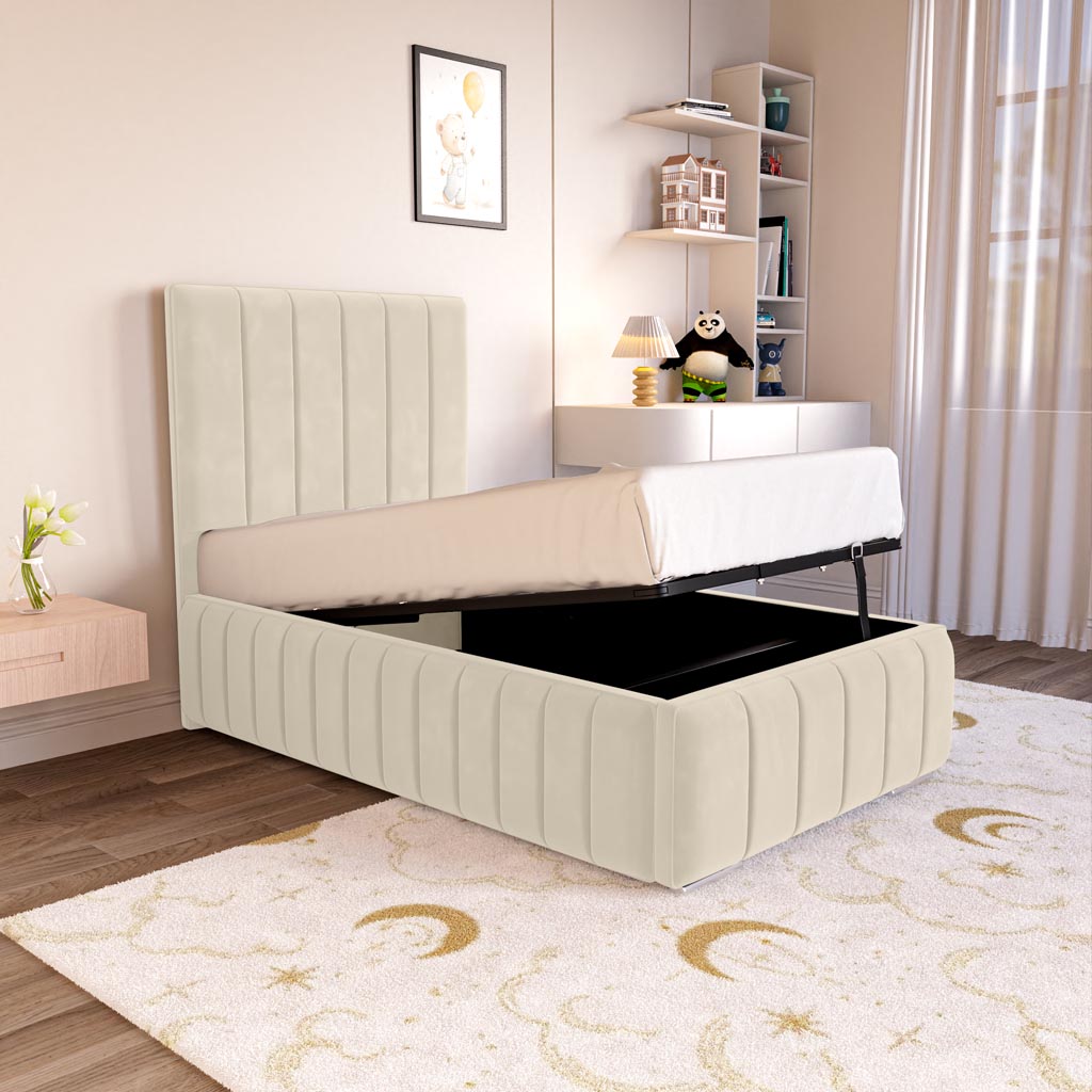 Milan Kids Upholstered Ottoman Bed