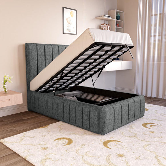 Milan Kids Upholstered Ottoman Bed