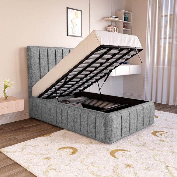 Milan Kids Upholstered Ottoman Bed