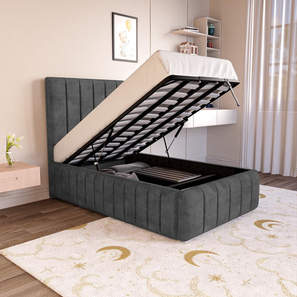 Milan Kids Upholstered Ottoman Bed