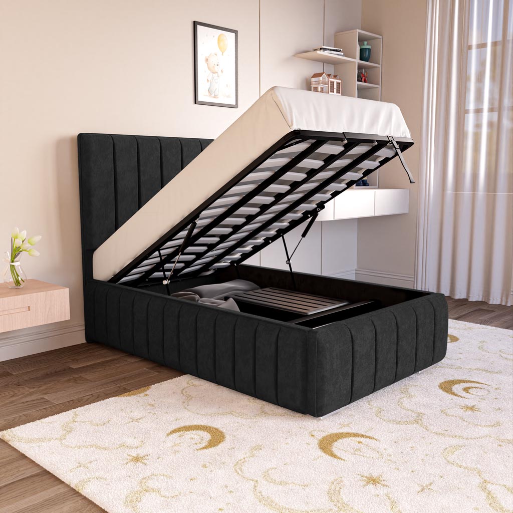 Milan Kids Upholstered Ottoman Bed