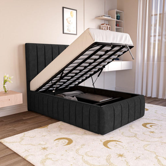 Milan Kids Upholstered Ottoman Bed