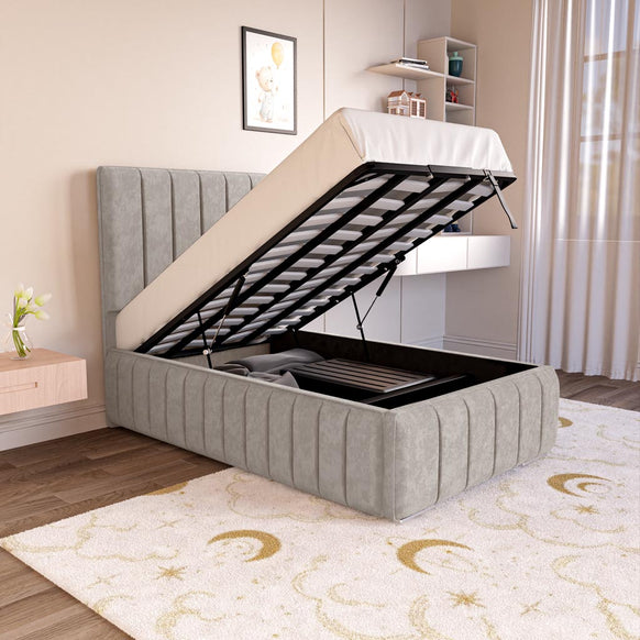 Milan Kids Upholstered Ottoman Bed