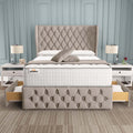 Monaco Wingback Divan Bed