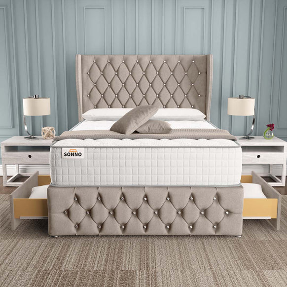 Monaco Wingback Divan Bed