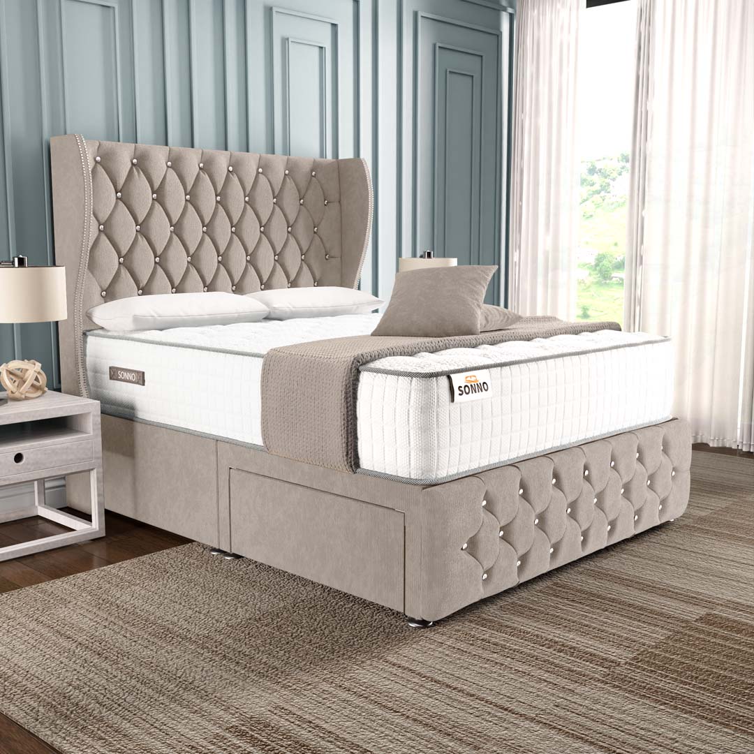 Monaco Wingback Divan Bed
