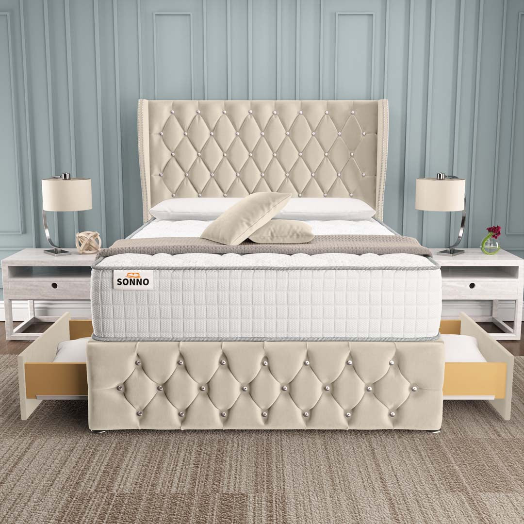 Monaco Wingback Divan Bed