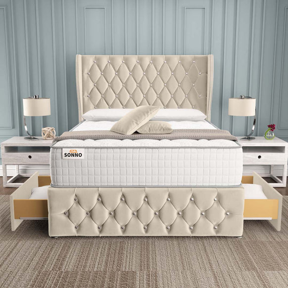 Monaco Wingback Divan Bed
