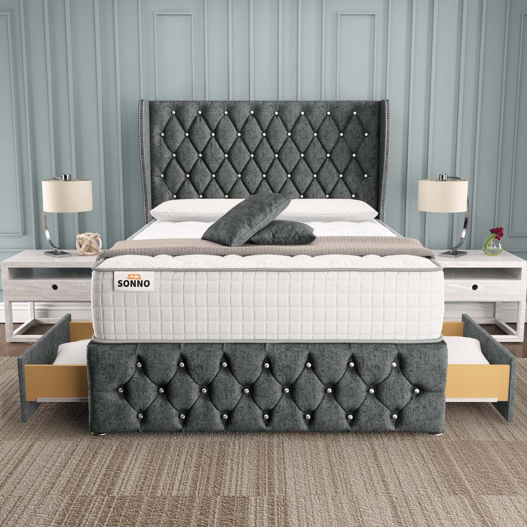 Monaco Wingback Divan Bed