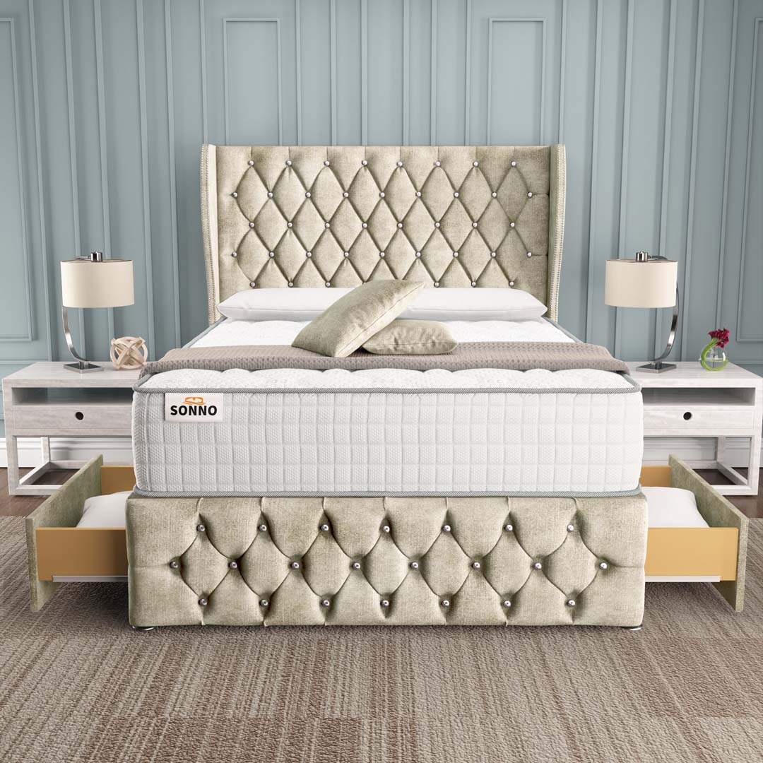 Monaco Wingback Divan Bed