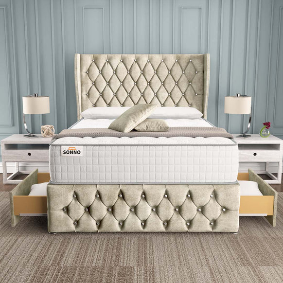 Monaco Wingback Divan Bed