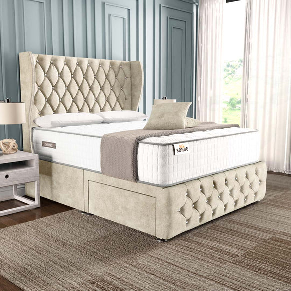 Monaco Wingback Divan Bed