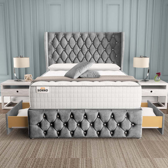 Monaco Wingback Divan Bed