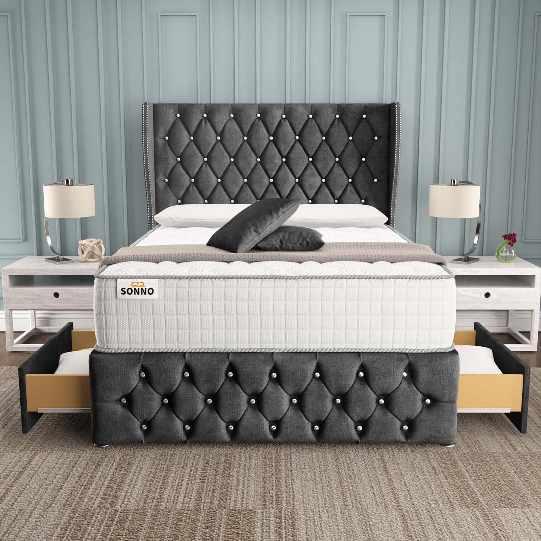 Monaco Wingback Divan Bed