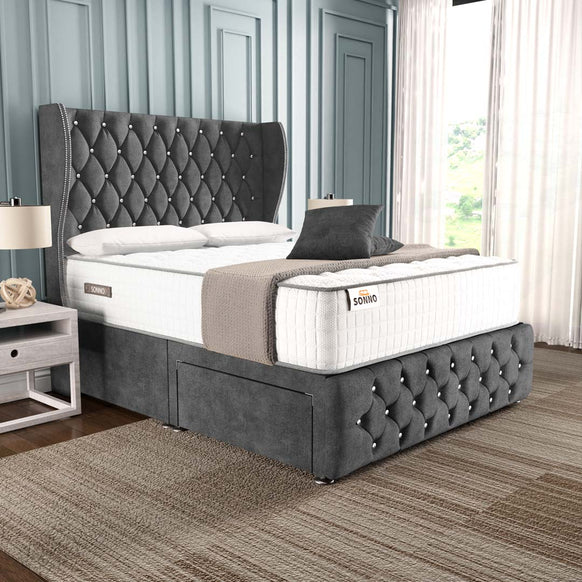 Monaco Wingback Divan Bed
